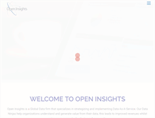 Tablet Screenshot of open-insights.com
